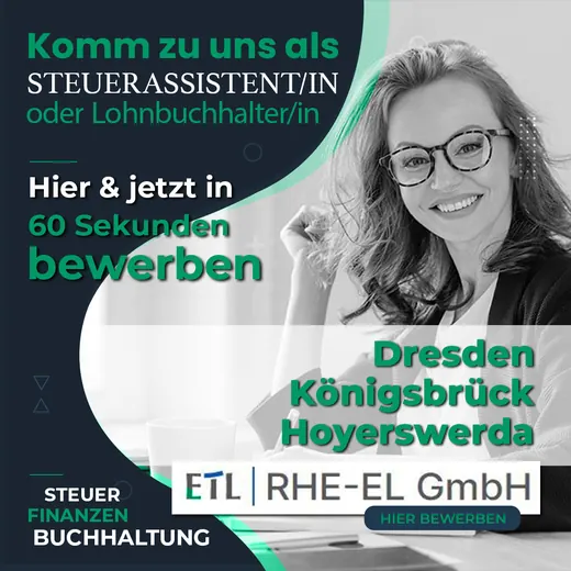 Neuer Job als Steuerberater/in in Dresden oder Königsbrück