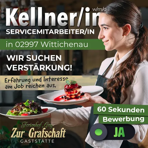 Stellenanzeige, gestaltet von ANKERHELD