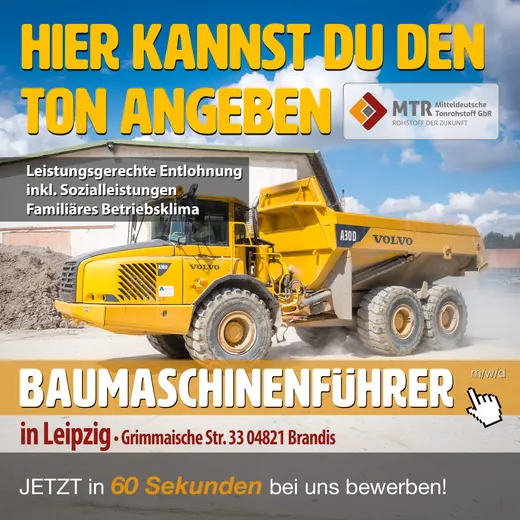 Baumaschinenführer in Leipzig - Dein neuer Job