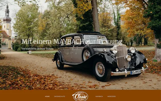 Website für my-classictour.de, gestaltet von ANKERHELD