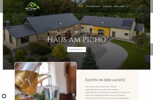 Website für fasten-lausitz.de, gestaltet von ANKERHELD