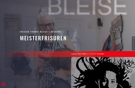 Website für meisterfrisuren-dresden.de, gestaltet von ANKERHELD