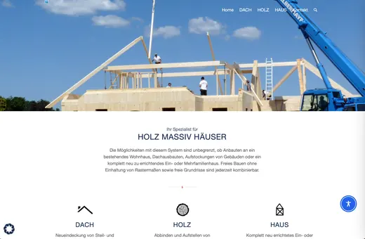 Website für komplettdach-schaefer.de, gestaltet von ANKERHELD