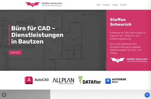 Website für cad-man.de, gestaltet von ANKERHELD
