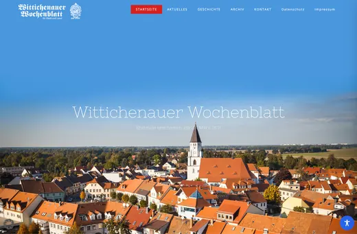 Website für wittichenauer-wochenblatt.de, gestaltet von ANKERHELD
