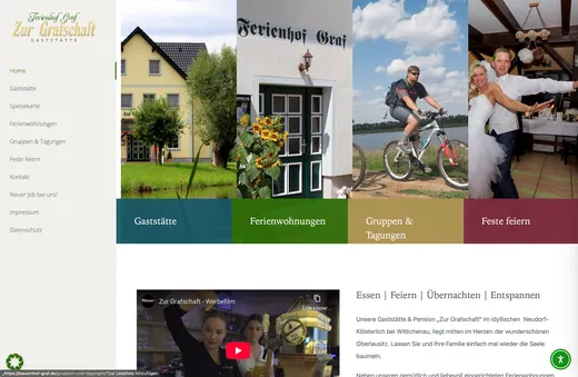 Website für bauernhof-graf.de, gestaltet von ANKERHELD